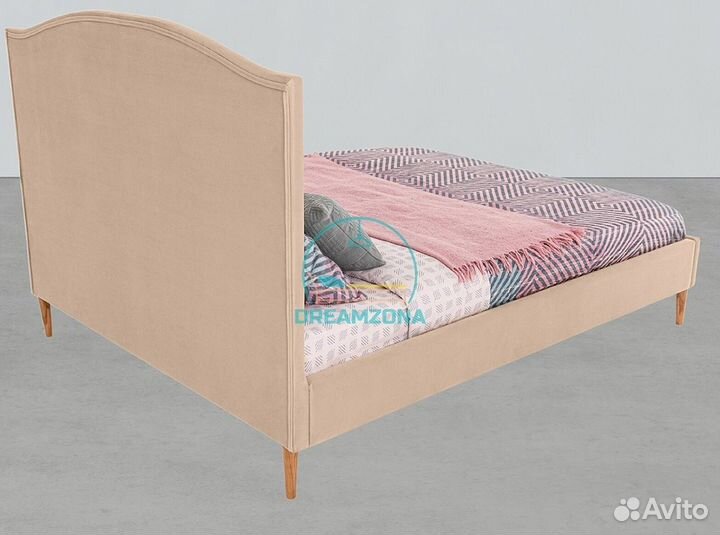 Кровать Аннет с мягким изголовьем от производителя