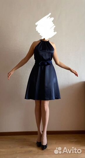 Платье синее