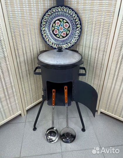 Казан чугунный узбекский