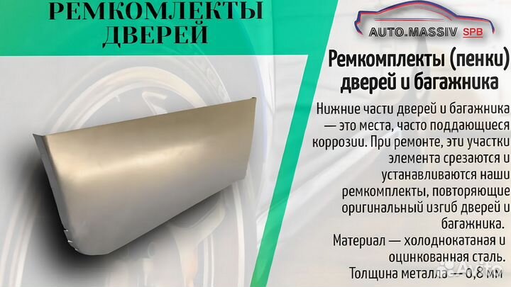 Пенки дверей Chrysler Voyager 3 и др