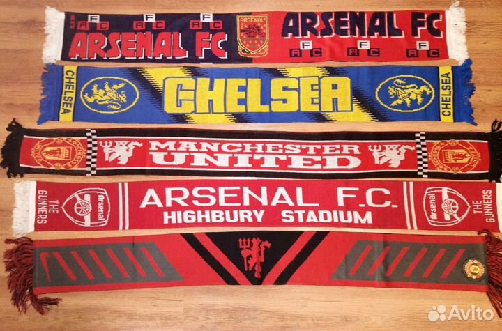 Футбольные шарфы Англия и Европа