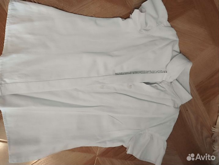 Блузка белая для девочек