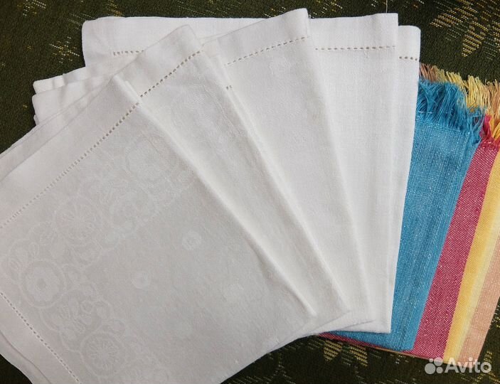 Скатерти и салфетки льняные, пр.СССР