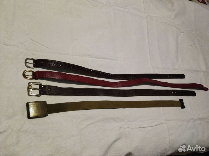 Мужской кожаный ремень