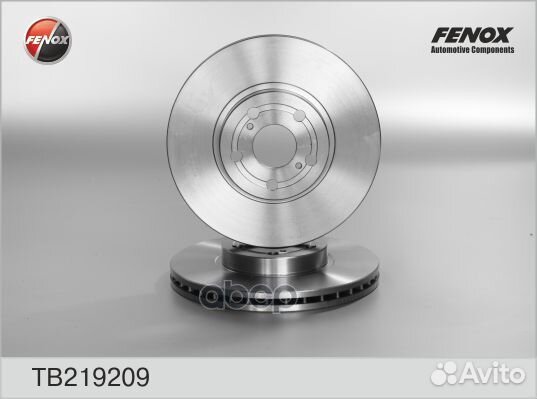 Диск тормозной Toyota Avensis 03 TB219209 fenox