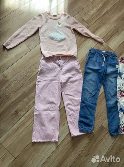 Джинсы для девочки, 11-13 лет, zara, roxy