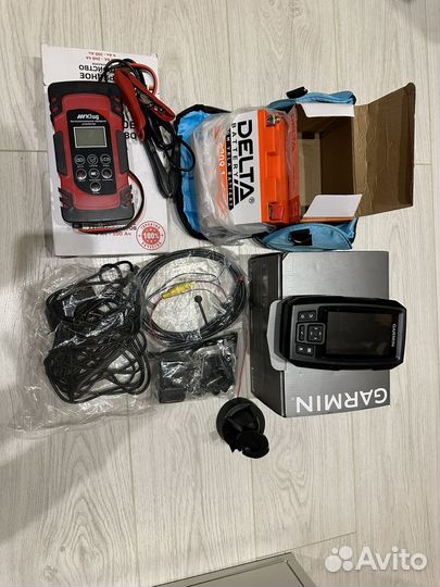 Эхолот Garmin striker plus 4 + акб + зарядка