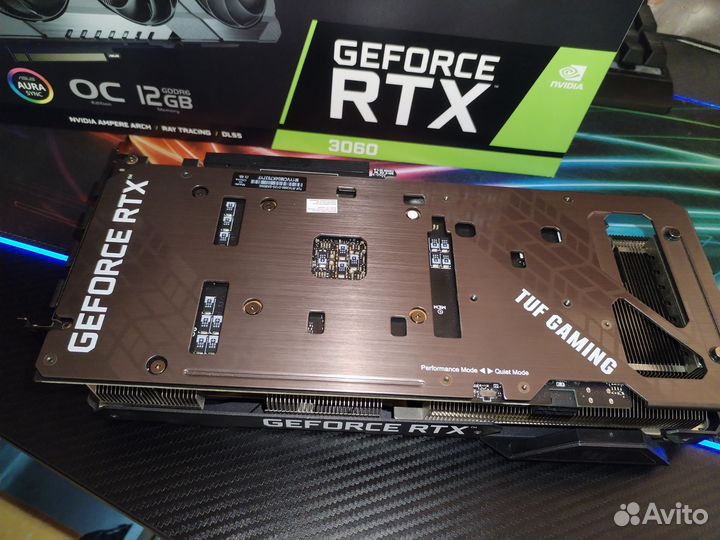 Видеокарта 3060 asus tuf 12gb OC / Обмен