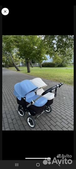 Коляска 3 в 1 bugaboo donkey twin