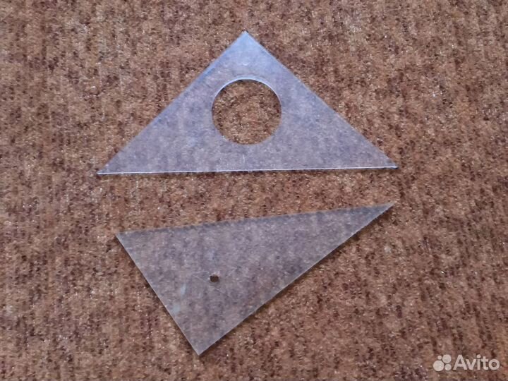 Треугольники, линейки, лекала