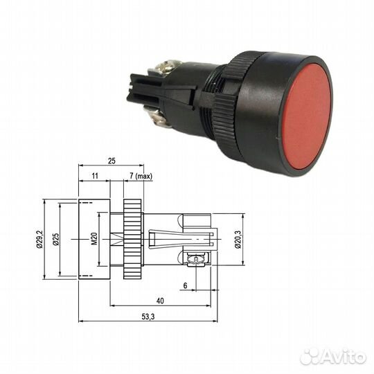 1 шт Кнопочный переключатель LXA2 3SA5-EA145 240 В