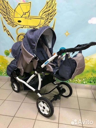 Коляска для двойни Aroteam Duo