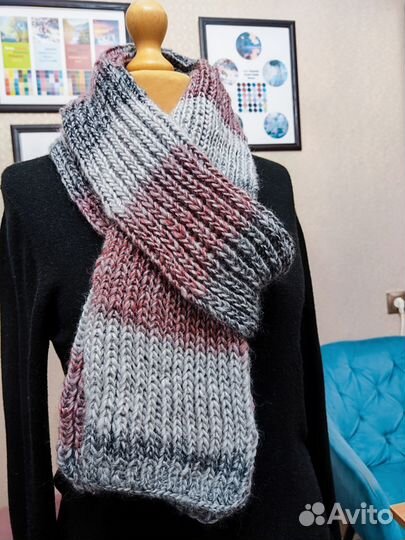 Изготовление на заказ. шарф тёплый мягкий, 2 м