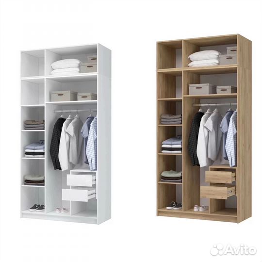 Шкаф Лион 3-створчатый белый