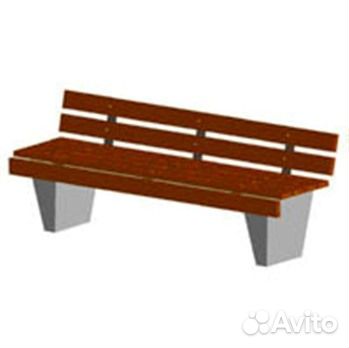 Скамья бетонная С5С(2)