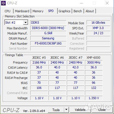 G.Skill Trident Z5 RGB DDR5 32Gb 6000MHz