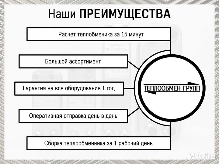 Теплообменник пластинчатый паяный для майнинга