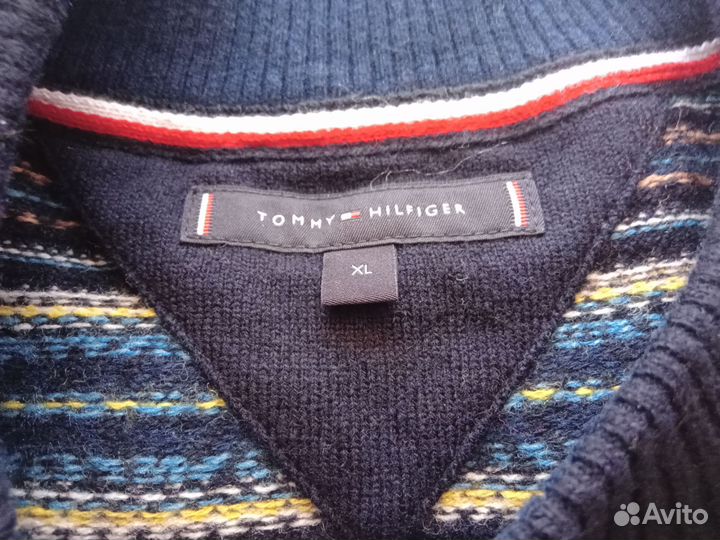 Джемпер Tommy Hilfiger шерсть унисекс XL