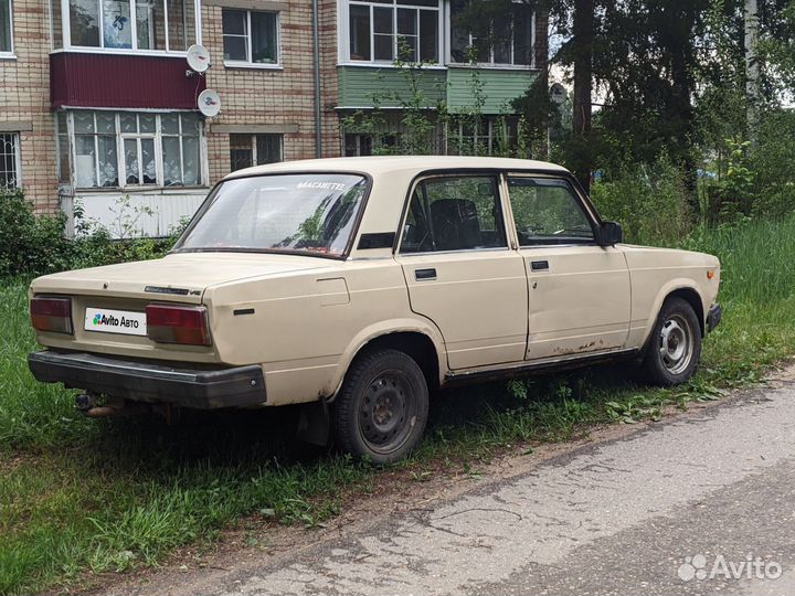 ВАЗ 2107 1.5 МТ, 1989, 22 222 км