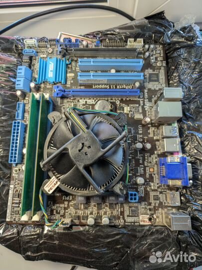 Сборка пк i5-3470 + м/п asus P8B75-M + 16Gb DDR3