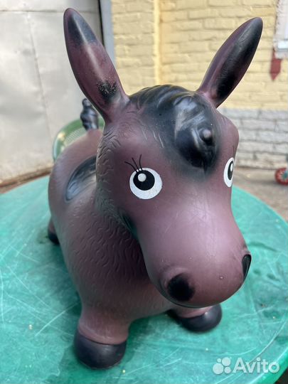 Игрушка прыгун ослик