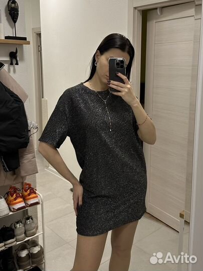 Платье футболка Zara размер S 40 42