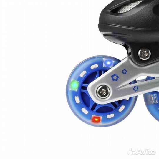 Ролики раздвижные M 35-38 Рыжий Кот P01B-BM