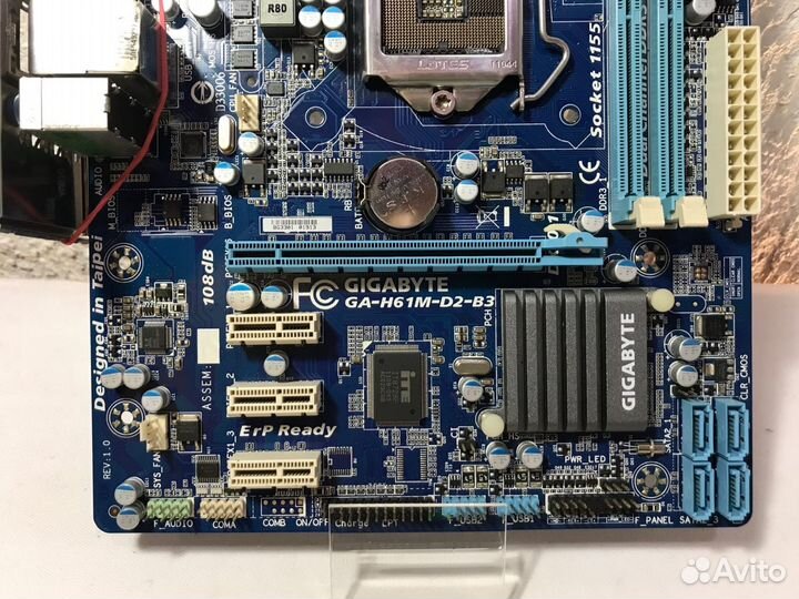 Материнская плата Gigabyte GA-H61M-D2-B3 LGA1155