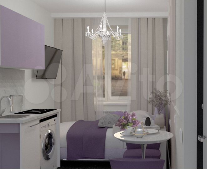 Апартаменты-студия, 10 м², 1/2 эт.