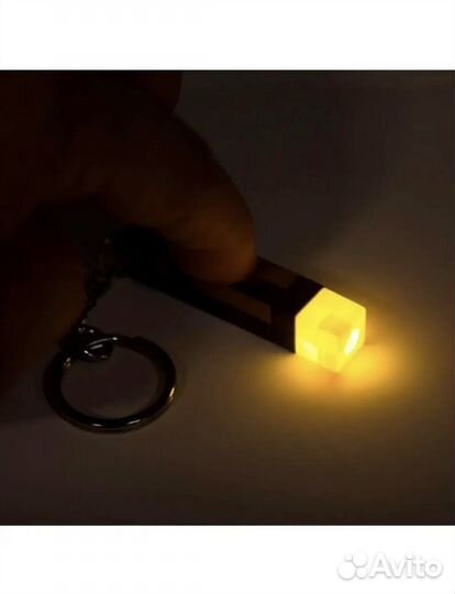 Фонарик брелок Minecraft