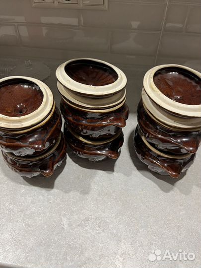 Б/у горшки для запекания