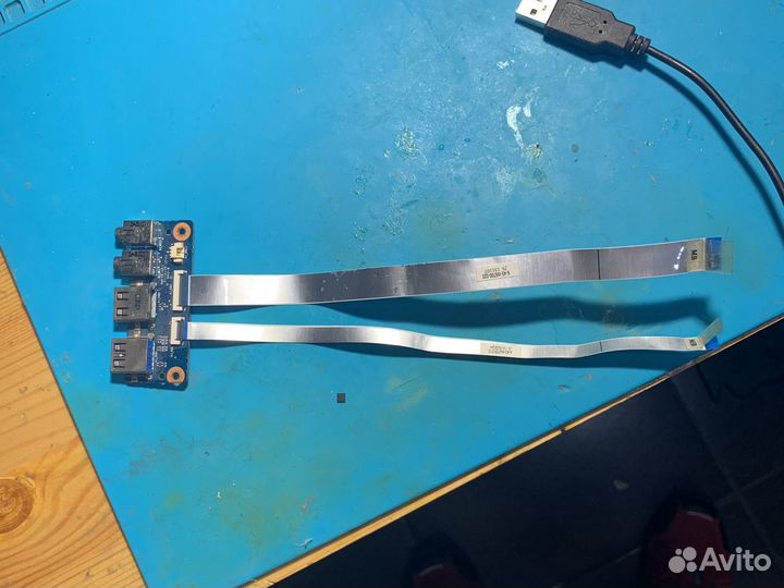 Плата usb aux + динамик. Для dns dexp w650 w670