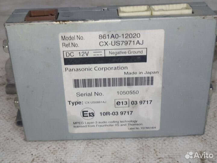 Блок мультимедиа Тойота Королла Е150