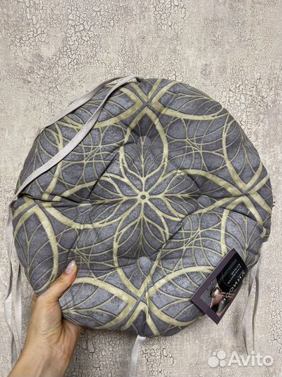 Подушка на стул круглая, новая, Иваново