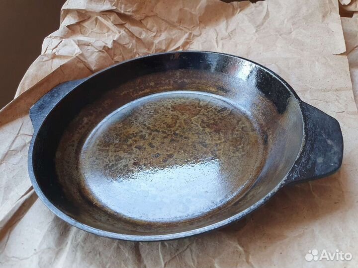 Сковорода СССР чугун клеймо