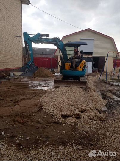 Услуги миниэкскаватора