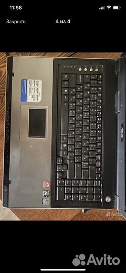 Ноутбук asus