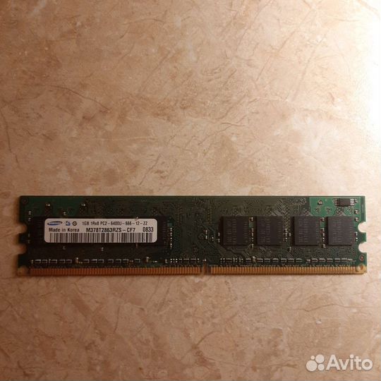 Оперативная память DDR2 1Gb 800Mhz dimm Samsung