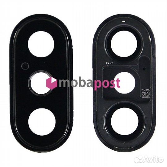 Стекло камеры для Apple iPhone Xs Черный