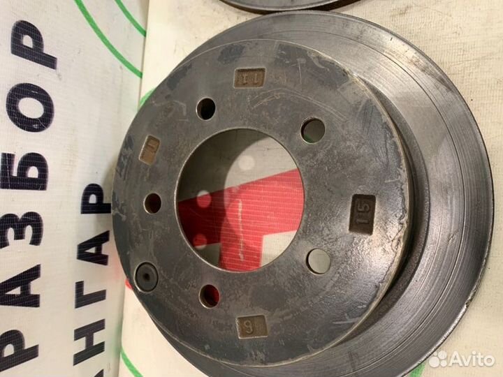 Диск тормозной задний Mitsubishi Lancer 10 CY3A