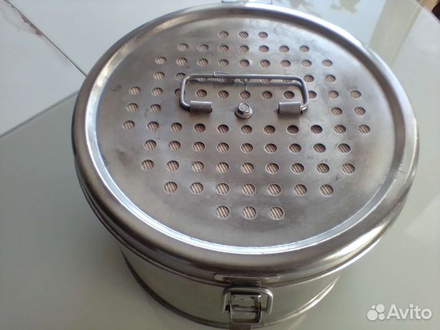 Медицинская бикса высота 14, диаметр 21