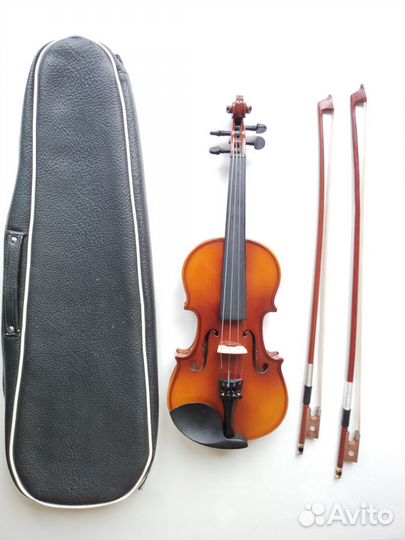 Скрипка 1/4 Китай с двумя смычками и чехлом