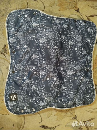 Муфта на коляску или санки овчина