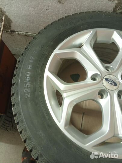 Колеса в сборе r17 зимние форд Куга 2