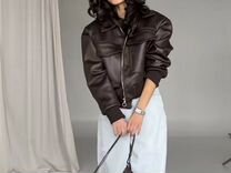 Куртка бомбер косуха женская в стиле Zara