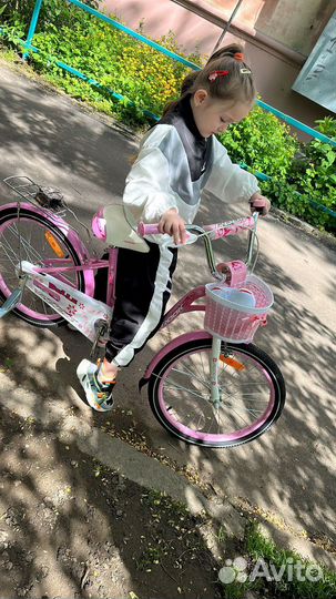 Велосипед детский 18 дюймов для девочки