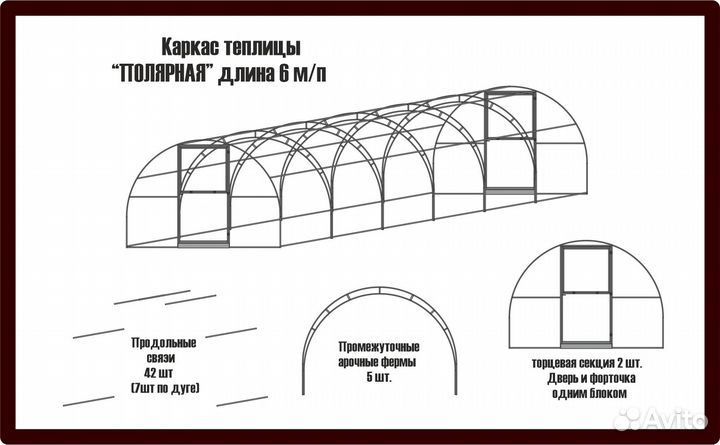 Особопрочная Теплица 