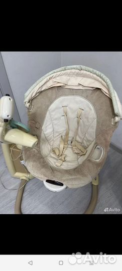 Детские электронные качели для новорожденных бу