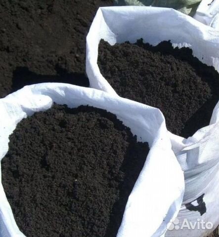 Чернозём навоз биогумус в мешках качество супер