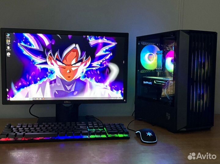 Игровой компьютер i7/RX570 c монитором